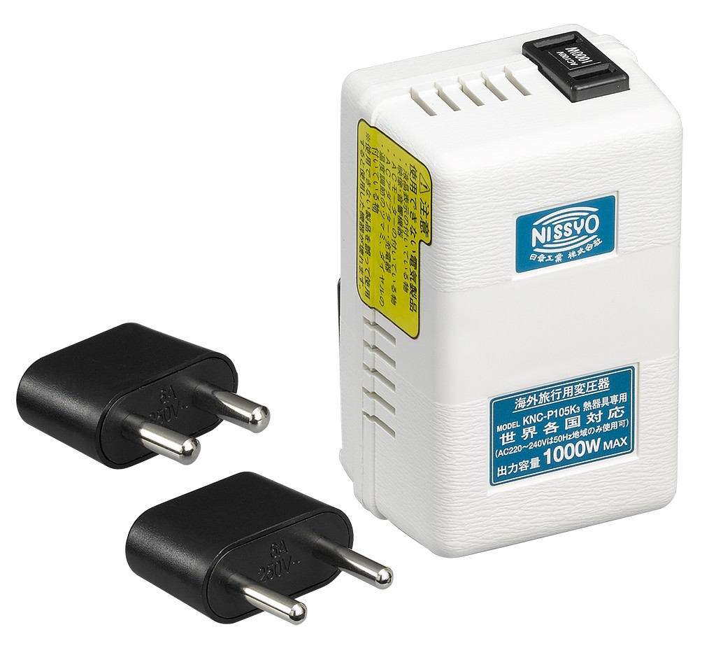 世界中で使える変圧器1000W(Aタイプ) HTD130240V1000Wの製品画像